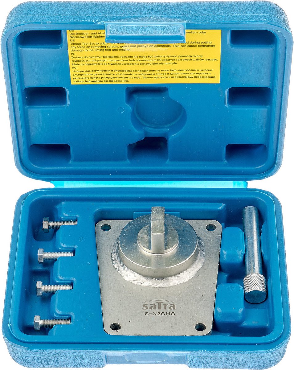 opel en chevrolet 2.0l d- cdti - vcdi sohv 16 v motoren krukas borgpen - nokkenas blokkeergereedschap - timing tool