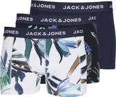 JACK & JONES Boxers Jaclouis (lot de 3) - boxers homme longueur normale - noir - gris et blanc - Taille : M