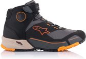 Chaussures d'équitation Alpinestars CR-X Drystar Noir Marron clair Orange 10