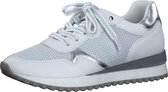 MARCO TOZZI MT Soft Lining + Feel Me - removable insole Dames Sneaker - WHITE/LIGHT BLUE - Maat 37