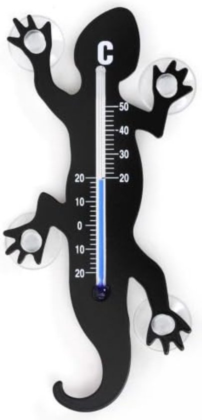 SPORTARC Thermomètre intérieur et extérieur de voiture, 1 thermomètre numérique LCD 12 V pour voiture, jauge de température intérieure/extérieure (bleu