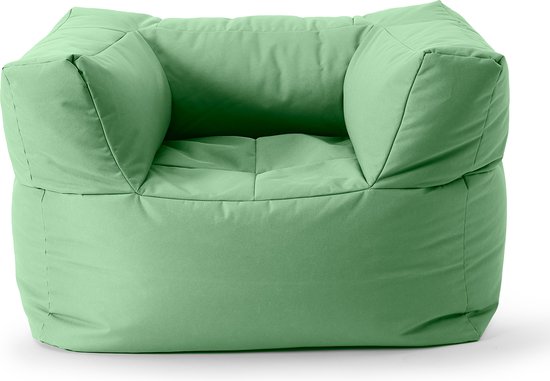 LUMALAND zitzak sofa fauteuil - Combineerbaar met het modulaire systeem - 400 L - Pastelgroen