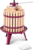 Royal Catering Fruitpers - handmatig - houten - 12 L - incl. houten blokken. drukplaat en 1 doek