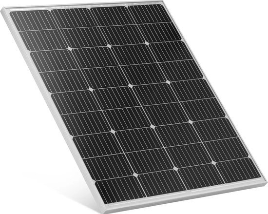 Renogy 12 V zonnekoffer, 2 x 50 W (zonder laadregelaar), zonnemodule, cel, 100 W zonnepaneel, camper zonnepaneel, zonnecel, camping, tuin, met zwart frame