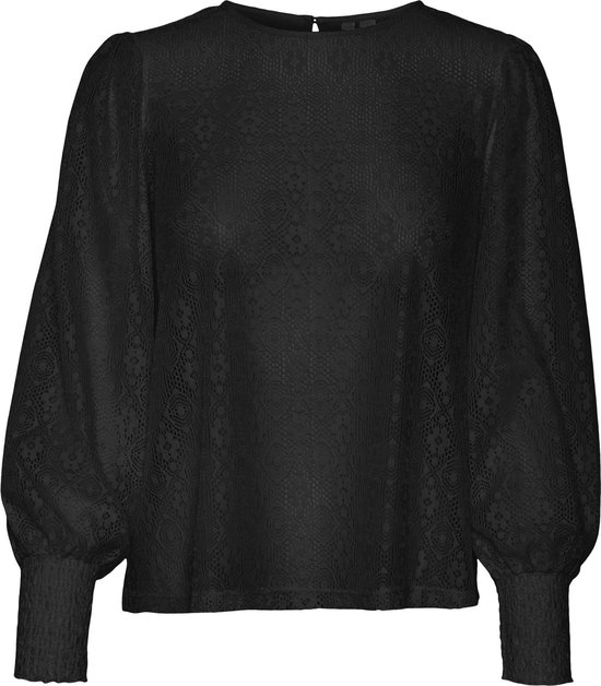 VERO MODA VMHIRA LS LACE TOP JRS POP2 Dames Top - Maat M