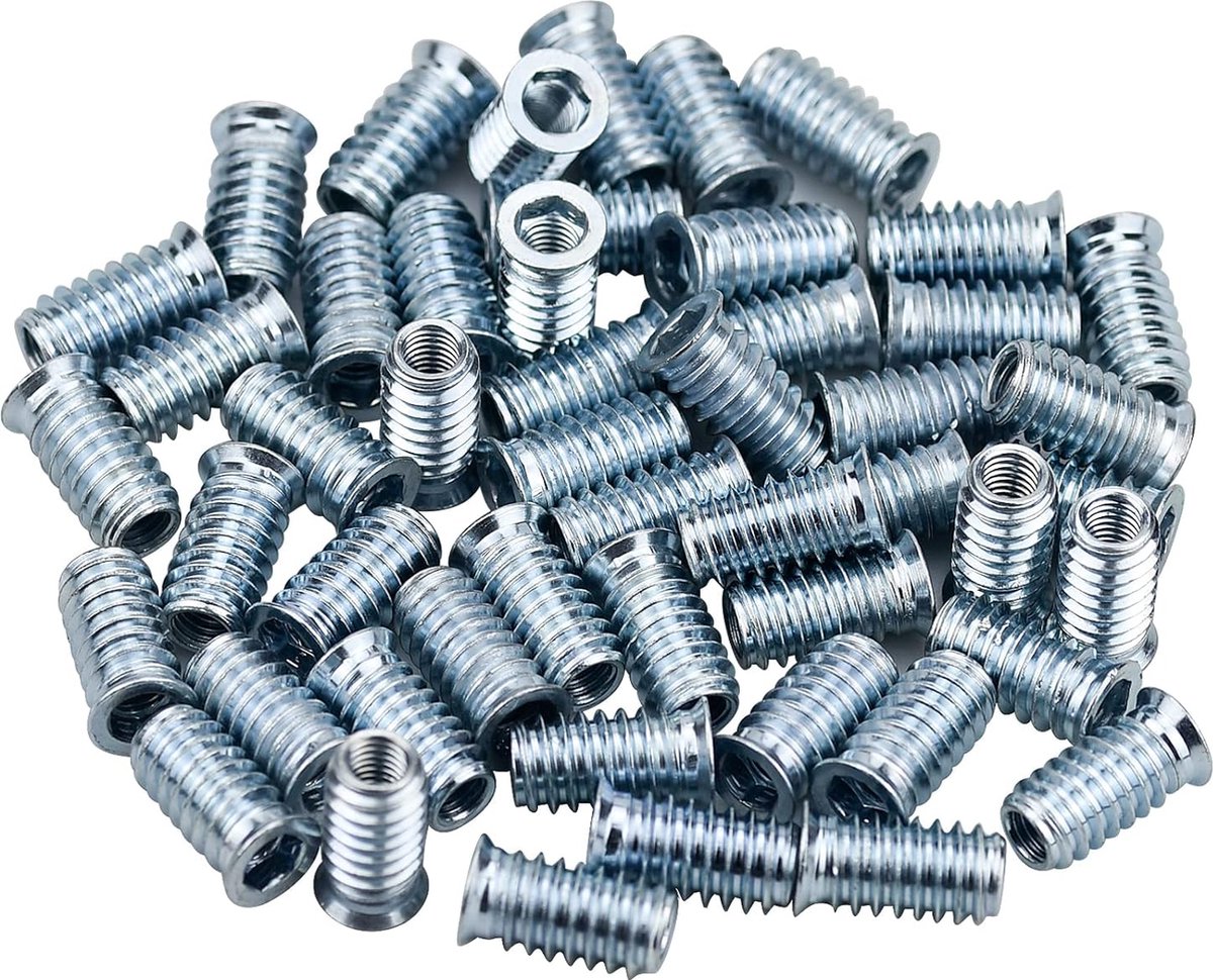 Slotbouten - M6 x 30mm - DIN603/555 - Verzinkt (200 stuks Slotbouten - M6 x 30mm - DIN603/555 - Verzinkt (200 stuks