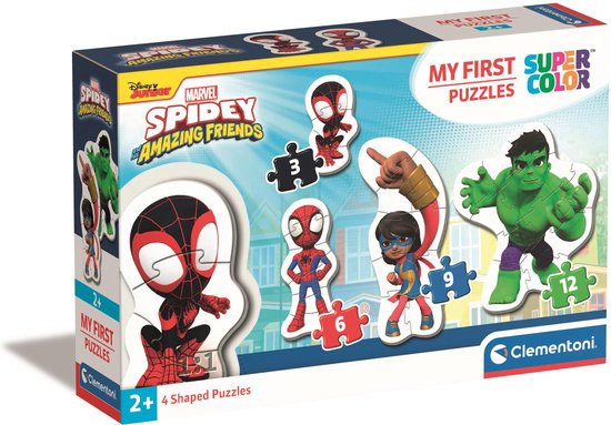 Clementoni My First Puzzles puzzelset met Spidey van Marvel