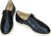 Solidus -Dames - blauw donker - lage gesloten schoenen - maat 36.5
