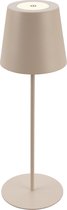 Bol.com BRILONER - Oplaadbare Tafellamp - snoerloze lamp - met touch dimbaar - voor binne en buiten - in hoogte verstelbaar - 36... aanbieding