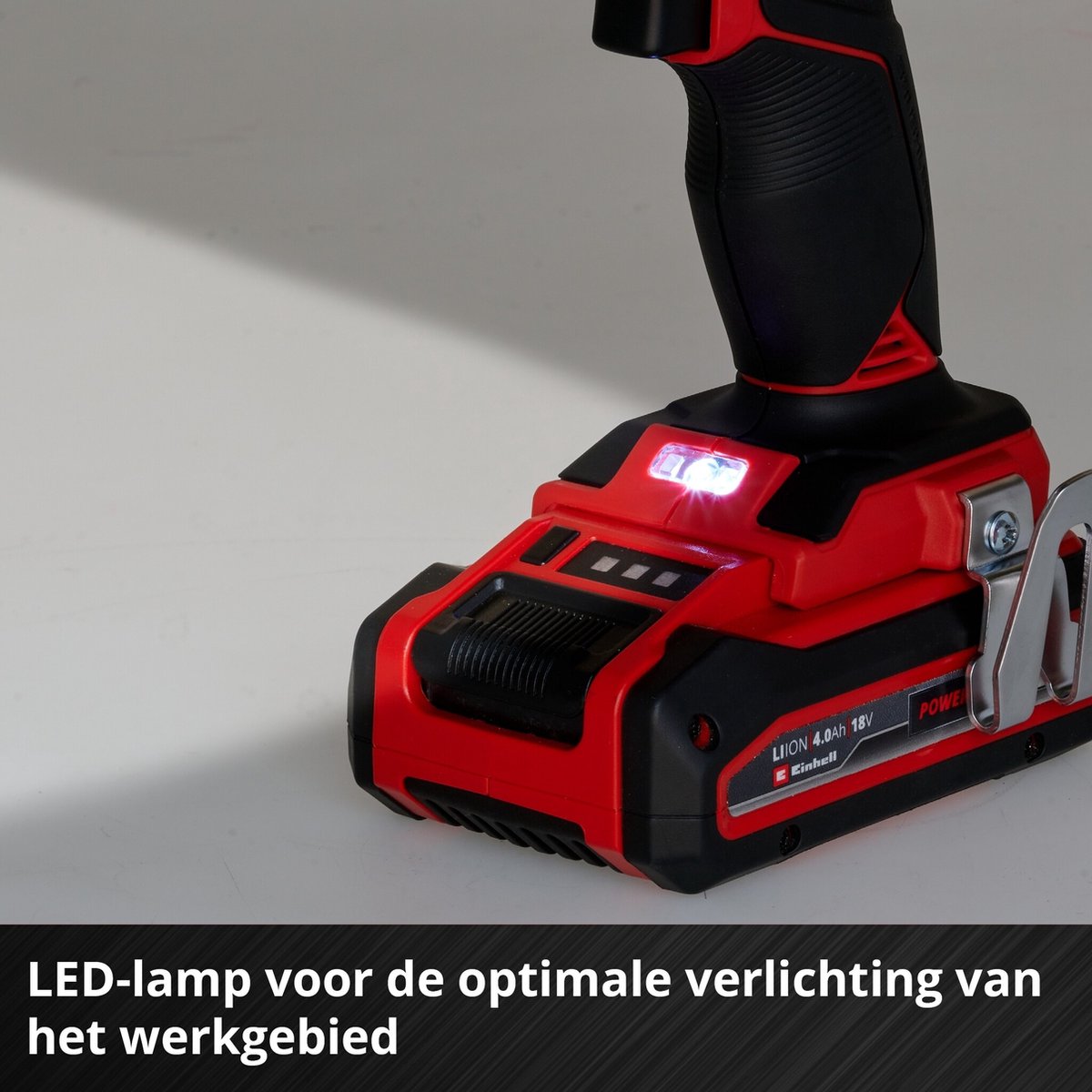 Einhell accu klopboor-/schroefmachine. TE-CD 18/2 Li-i 64 (2x 2.0Ah) Power X-Change (18 V, 44 Nm, aandrijving met 2 versnellingen, incl. 2x 2.0 Ah-accu's, lader, koffer, 64-delige accessoireset Einhell accu klopboor-/schroefmachine. TE-CD 18/2 Li-i 64 (2x 2.0Ah) Power X-Change (18 V, 44 Nm, aandrijving met 2 versnellingen, incl. 2x 2.0 Ah-accu's, lader, koffer, 64-delige accessoireset
