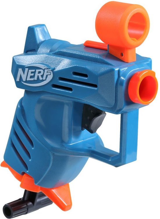 Blauwe Nerf Elite 2.0 Ace SD-1 blaster met oranje details.