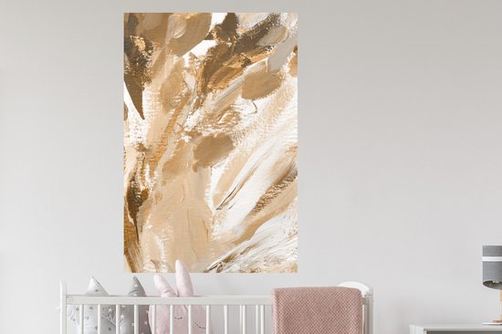 Stickers Stickers muraux - Peinture - Or - Luxe - 80x120 cm - Film adhésif