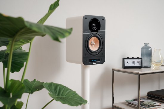 Teufel ULTIMA 25 ACTIVE - Bluetooth boekenplankspeakers met geïntegreerde AV-receiver - Dolby Audio - DAB+ /FM-radio - Bluetooth 5.0 aptX - HDMI ARC CEC - Night Black