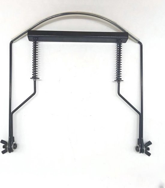 Support De Cou Pour Harmonica - Réglable En Métal Noir Avec Tubes Souples - Accessoire 10 Trous Confortable