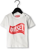 Diesel Tlinb T-shirts & T-shirts Unisexe - Chemise - Wit - Taille 68/74