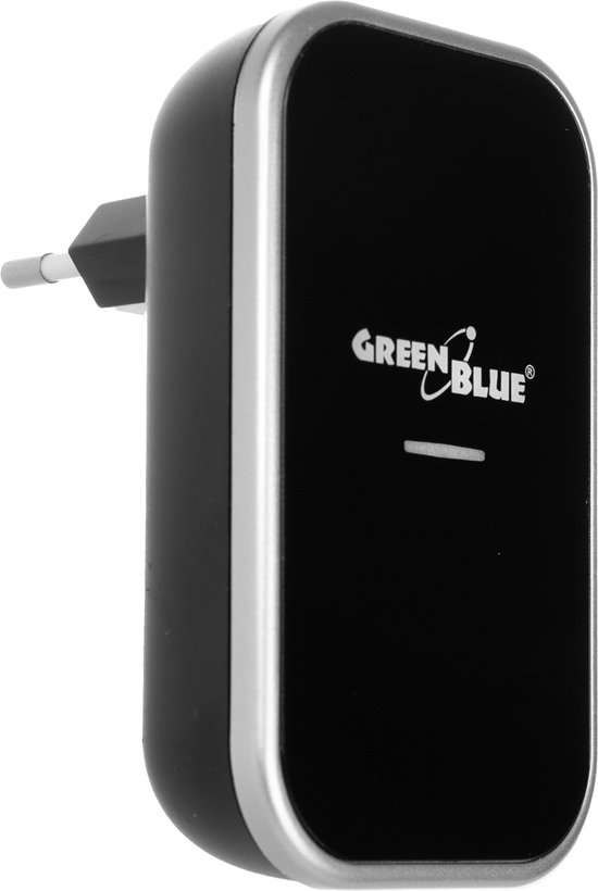 GreenBlue - Deurbel - kinetische / batterijloze / draadloze - 38 melodieën - bereik tot 200m, IP44, GB157 B - Zwart — afbeelding 4