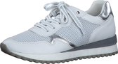 MARCO TOZZI MT Soft Lining + Feel Me - removable insole Dames Sneaker - WHITE/LIGHT BLUE - Maat 41