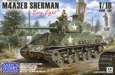 1:16 Andys Hobby Headquarters 001 M4A3E8 Sherman - Easy Eight Plastic Modelbouwpakket