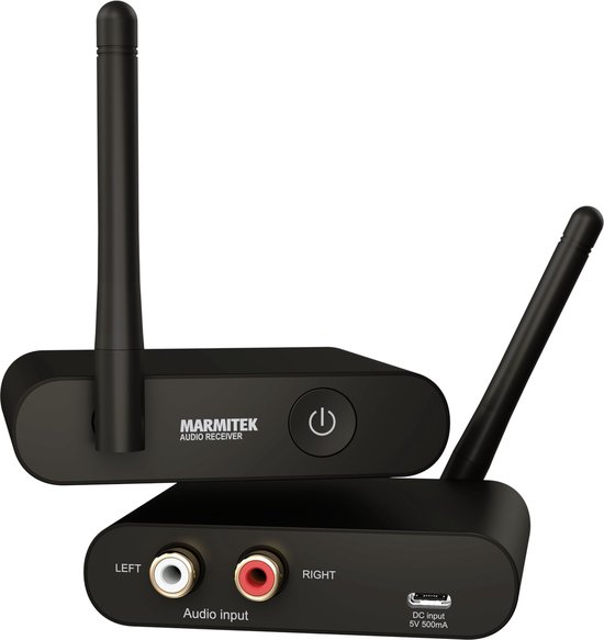 Foto: Marmitek wa300 draadloze audio streamer wireless audio transmitter en receiver