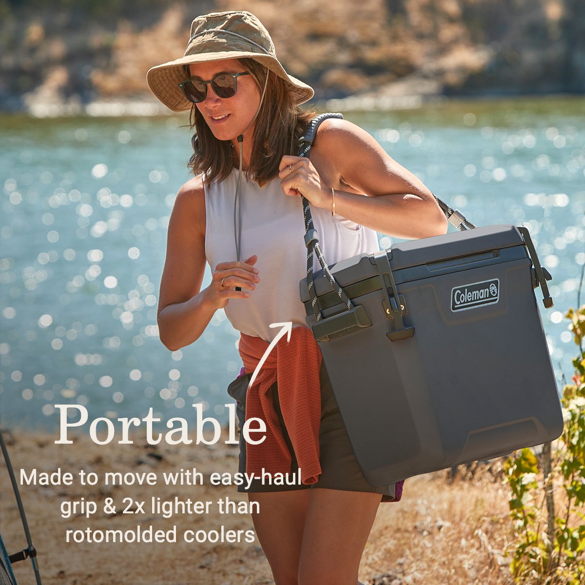 Coleman 28QT Convoy Cooler - 29 liter koelbox - lichtgewicht