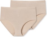 Schiesser 2PACK Midi Dames Onderbroek - sand - Maat M