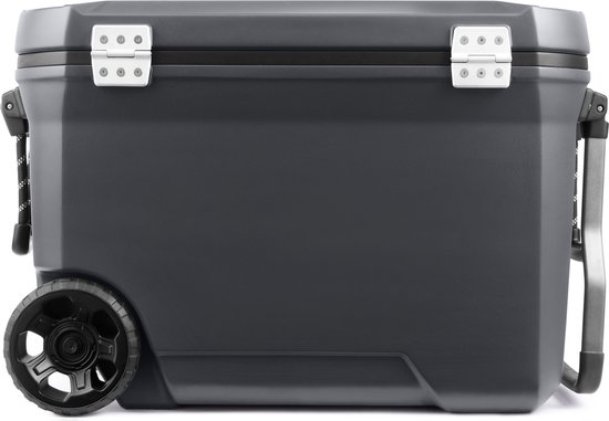 Coleman 65QT Convoy Cooler - 66 liter koelbox - 5 dagen ijs - koelbox met wielen - grijs van Merkloos — afbeelding 3