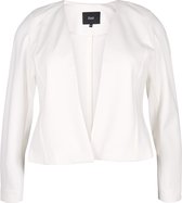 ZIZZI JMADDIE L/S SHORT BLAZER Dames Blazer - Off-white - Maat 52