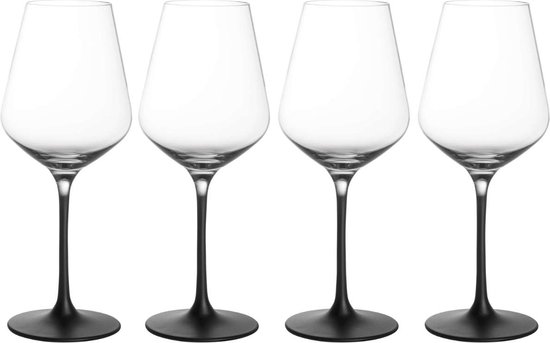 VILLEROY & BOCH - Manufacture Rock - Witte wijnglas 380ml - 4 stuks - Kristal