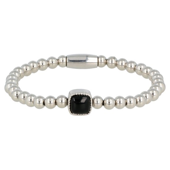 14-karaat gouden schakelarmband met ronde schakels en karabijnsluiting 14-karaat gouden schakelarmband met ronde schakels en karabijnsluiting