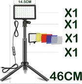 Led Fotografie Video Light Panel Verlichting Fotostudio Lamp Kit Met Statief Rgb Filters Voor Schieten Live Streaming Youbube