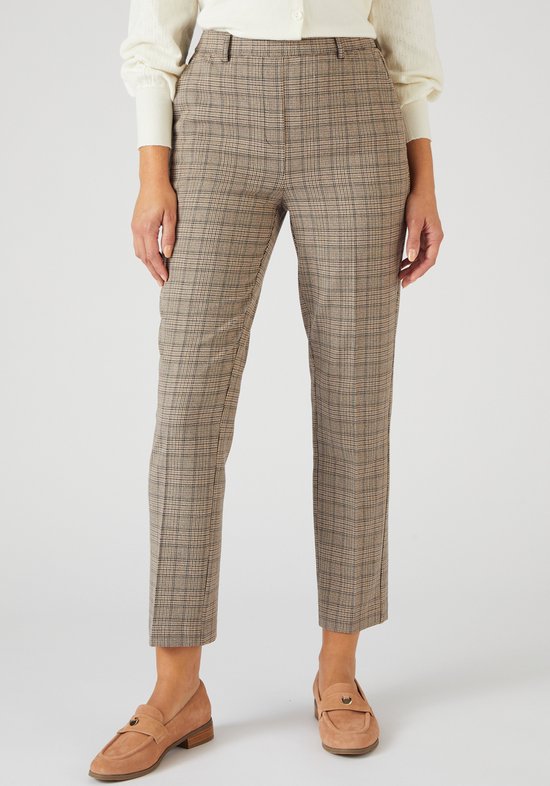 Damart - Pantalon 7/8 en tissu bi-stretch, modèle à enfiler - Femme - Beige - 52
