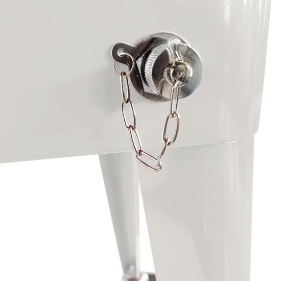 AXI Retro Cooler Wit - Koeler met wielen - 76L inhoud - Koelbox met aftapkraan van Axi — afbeelding 4