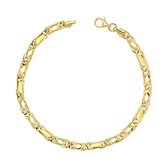 Juwelier Zwartevalk - 14 karaat gouden armband ZV 127/19cm
