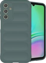 iMoshion Hoesje Geschikt voor Samsung Galaxy A15 (4G) / A15 (5G) Hoesje Siliconen - iMoshion EasyGrip Backcover - Donkergroen