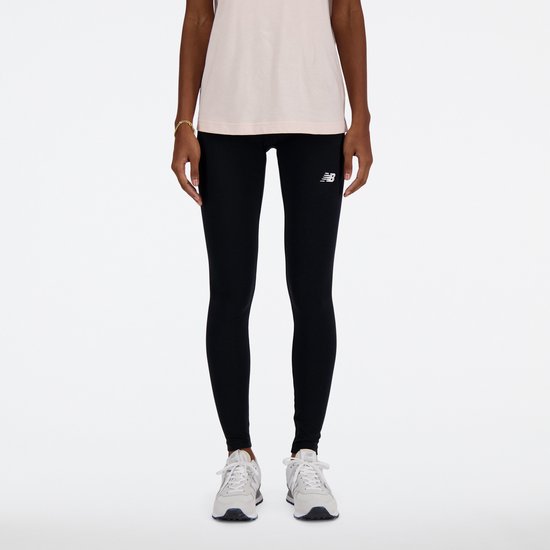 Pantalon New Balance Cotton High Rise Legging pour Femme - Zwart - Taille XL