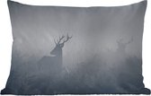 Buitenkussens - Tuin - Herten in de mist - 50x30 cm