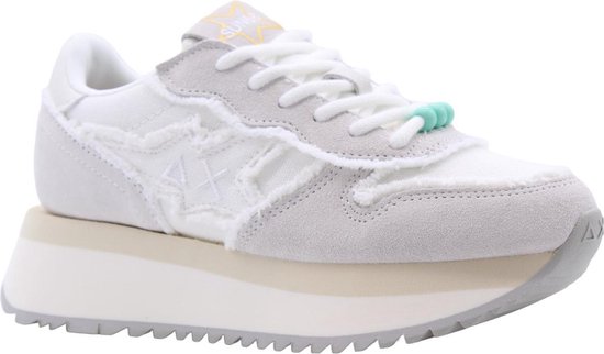 SUN68 Sneaker In Weiß-Creme - Bequeme Damen-Sneakers Für Herbst & Winter