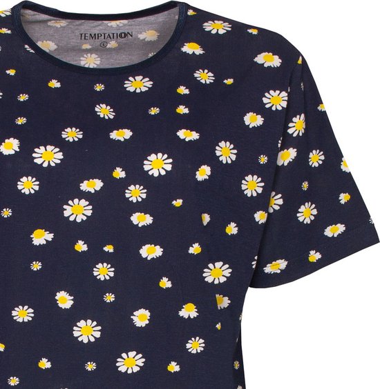 Temptation Big Shirt Blauw TPNGD1109B - Tailles: S