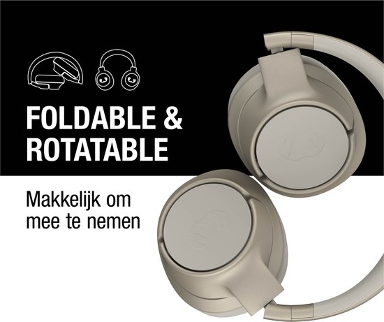 Fresh ‘n Rebel Clam Fuse – Draadloze Bluetooth Koptelefoon met Active Noise Cancelling - 45 uur Speelduur - Silky Sand