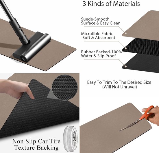 Set van 5 rubberen traptreden antislip trapmatten voor trappen, trapgrepen strips hardloper, herbruikbare trap stap tapijt loopvlakken voor houten trappen, B, 26 x 65 cm