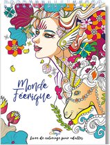 Colorya Kleurboek voor Volwassenen Feeënwereld Editie - A4 - Anti Stress, Zen - Bezig Kleurboek voor Volwassenen - Kleurboek voor Volwassenen