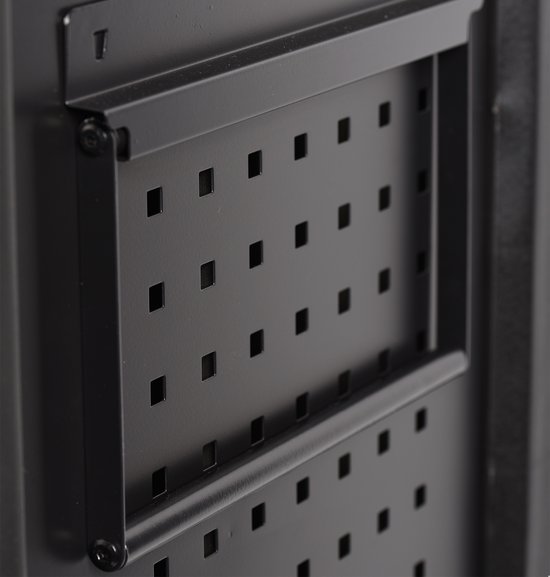 SW-Stahl 07121L porte-rouleau de papier pour chariot d'atelier I accessoires d'atelier pour paroi perforée I support mural atelier de rouleau de papier I chariot à outils porte-rouleau de papier I porte-rouleau de papier atelier 30 cm