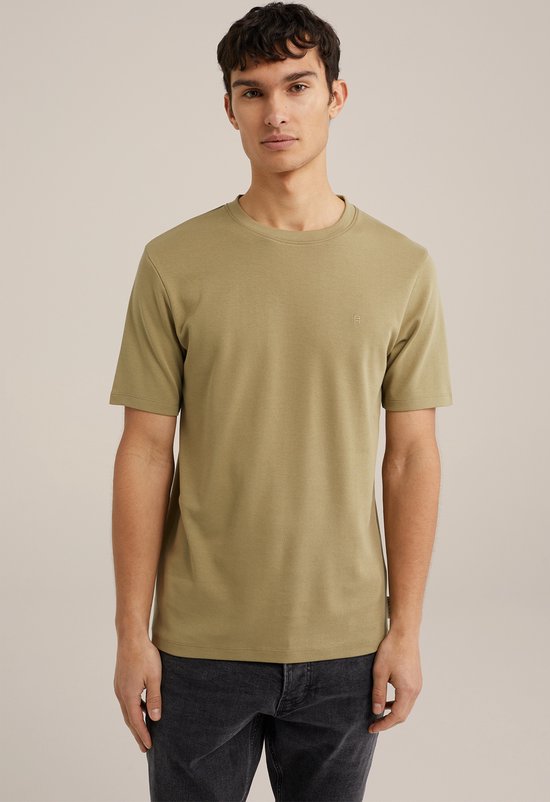 WE Fashion Heren slim fit T-shirt