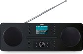 Hama Radio Numérique - DAB+ - FM/ CD / Bluetooth - USB A - Radio-réveil - 10W - Grijs/ Zwart
