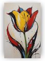 Tulp Jackson Pollock stijl