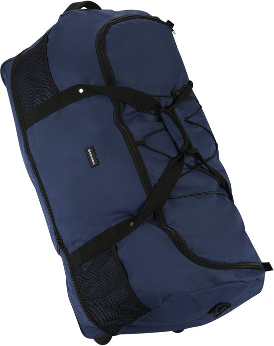New Rebels Nevada Newark Nacht Blauw 110L Rollable Trolley Weekendtas Waterafstotend