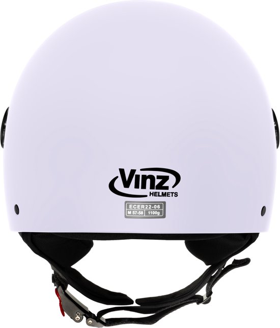 Vito Moda Jethelm mat zwart kort vizier - Martin Boer Scooters