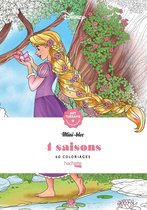 Disney Mini Bloc 4 Saisons 60 Coloriages - Hachette heroes - Kleurboek voor volwassenen