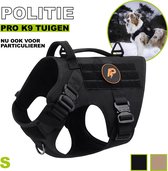 Always Prepared © Pro K9 Hondentuig - Anti trek - Y tuig - Middel en grote hond – Zwart - S