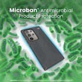Speck hoesje geschikt voor Samsung Galaxy S24 Ultra - Ultieme Bescherming en Grip - Luxe Soft-touch Afwerking - Valbescherming gecertificeerd tot 4 meter - Microban Antibacterieel - Presidio2 Grip lijn - Grijs